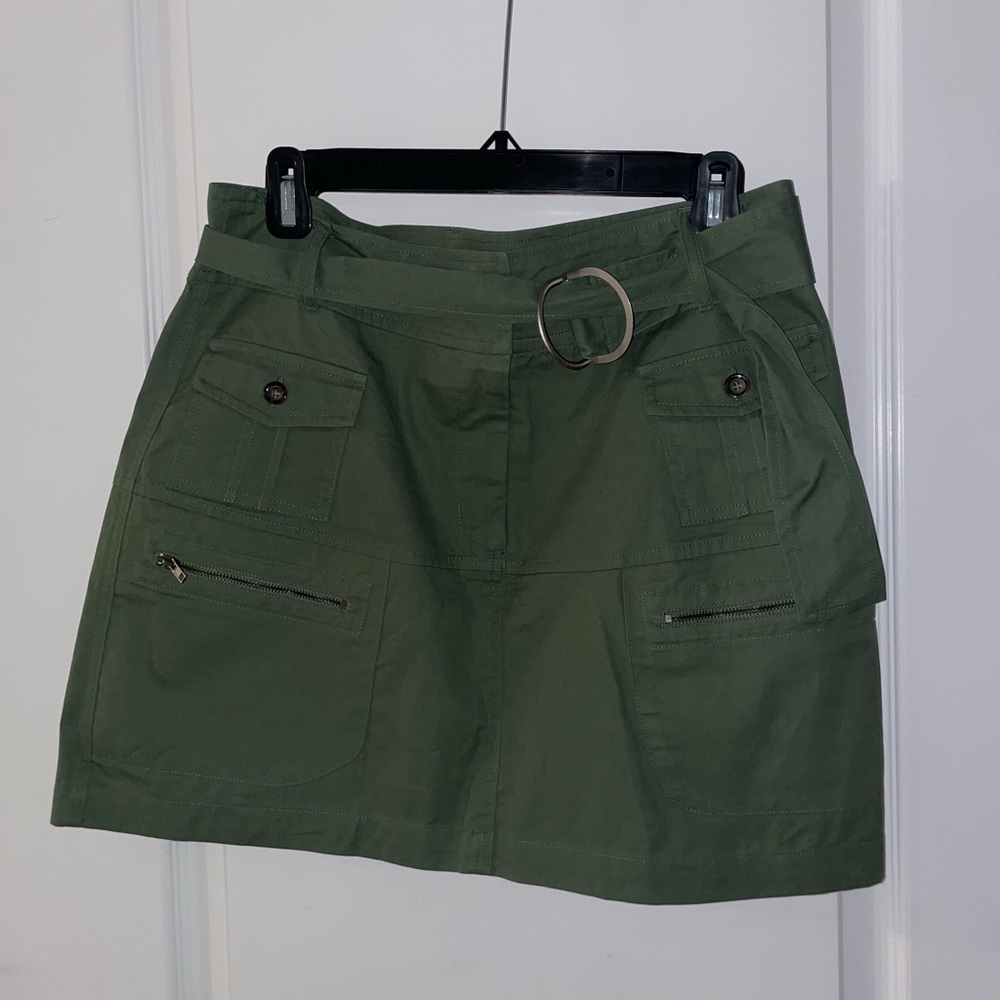 Green Mini Skirt